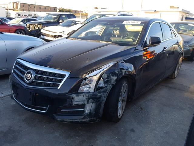 1G6AE5S3XD0160762 - 2013 CADILLAC ATS PREMIU BLACK photo 2