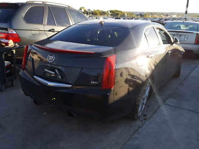 1G6AE5S3XD0160762 - 2013 CADILLAC ATS PREMIU BLACK photo 4