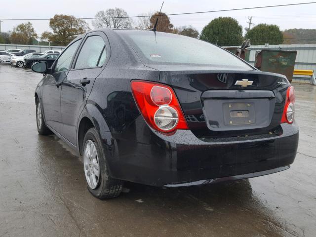 1G1JA5SH2C4172778 - 2012 CHEVROLET SONIC LS BLACK photo 3