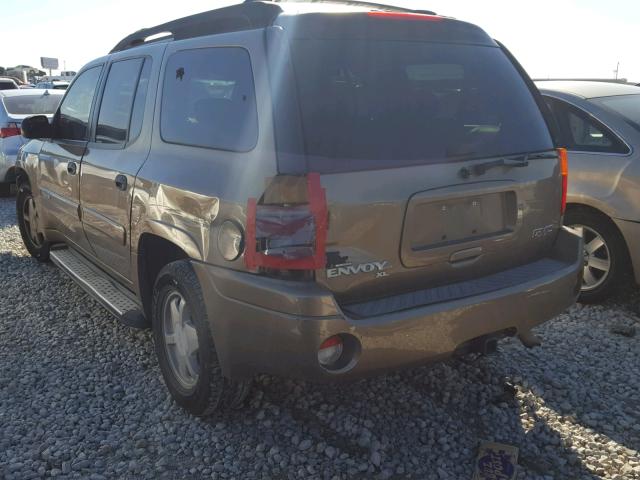 1GKES16S936150502 - 2003 GMC ENVOY XL BROWN photo 3