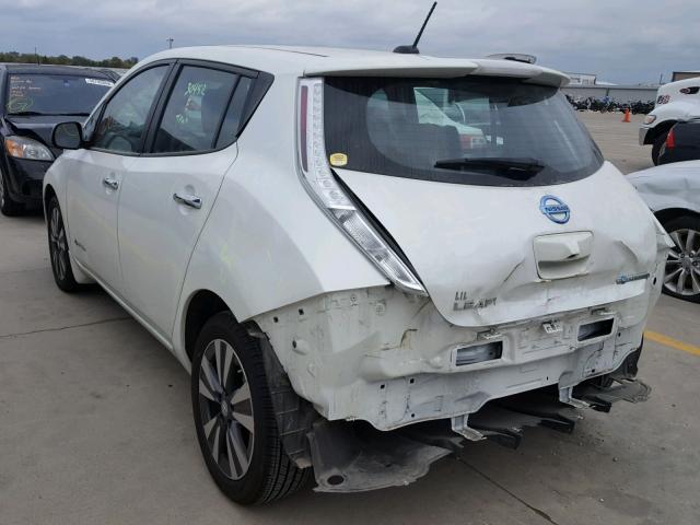 1N4AZ0CP2FC311168 - 2015 NISSAN LEAF S CREAM photo 3