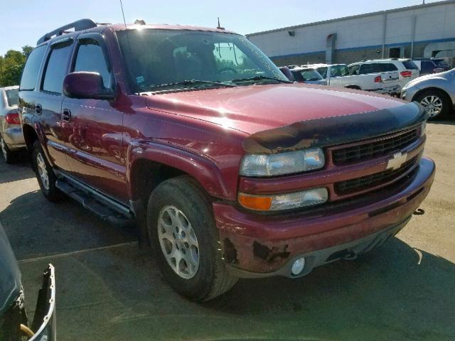 1GNEK13T34R108018 - 2004 CHEVROLET TAHOE K150 RED photo 1