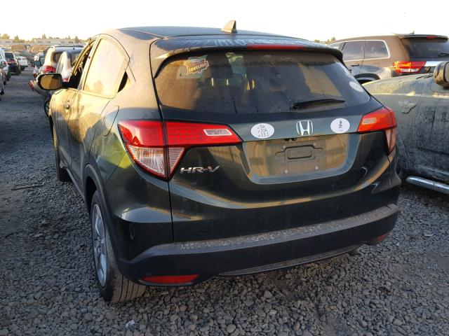 3CZRU5G59GM738813 - 2016 HONDA HR-V EX GREEN photo 3