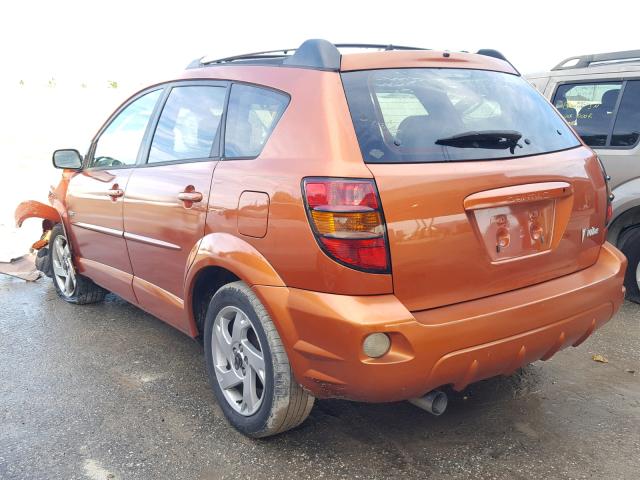 5Y2SL64814Z453578 - 2004 PONTIAC VIBE ORANGE photo 3