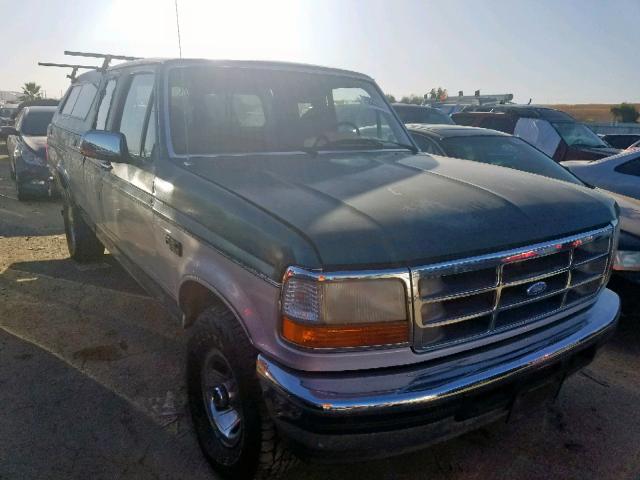 1FTEX14HXTKA38433 - 1996 FORD F-150 GREEN photo 1