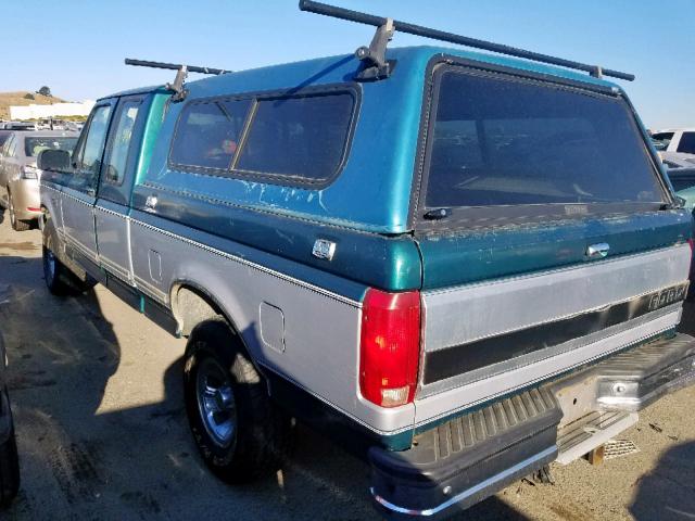 1FTEX14HXTKA38433 - 1996 FORD F-150 GREEN photo 3