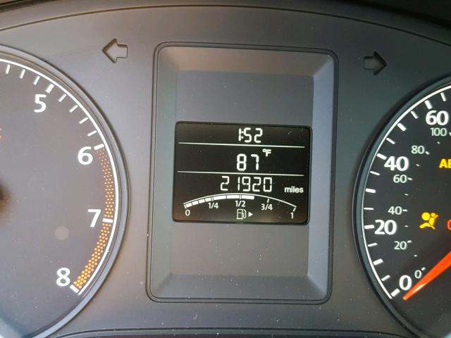 3VW1K7AJ0CM357689 - 2012 VOLKSWAGEN JETTA BASE CHARCOAL photo 8