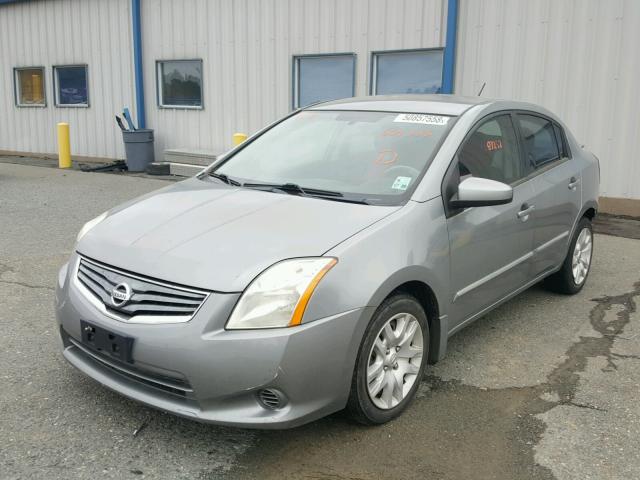 3N1AB6AP4CL629333 - 2012 NISSAN SENTRA 2.0 GRAY photo 2