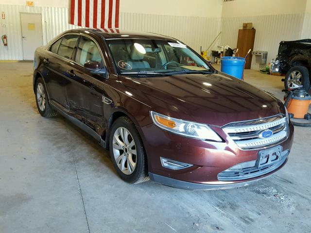 1FAHP2EW2CG101789 - 2012 FORD TAURUS SEL BURGUNDY photo 1