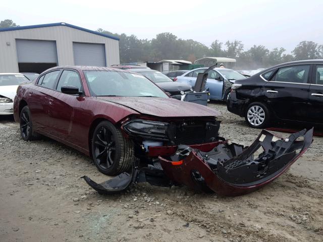 2C3CDXBG4JH290071 - 2018 DODGE CHARGER SX RED photo 1