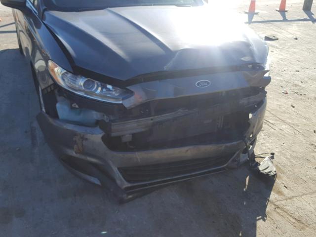 1FA6P0G7XE5398276 - 2014 FORD FUSION S CHARCOAL photo 9