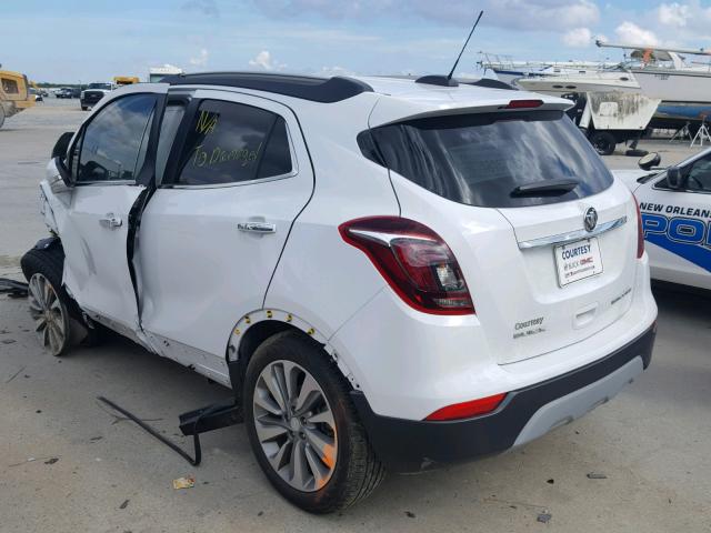 KL4CJASB7JB706218 - 2018 BUICK ENCORE PRE WHITE photo 3