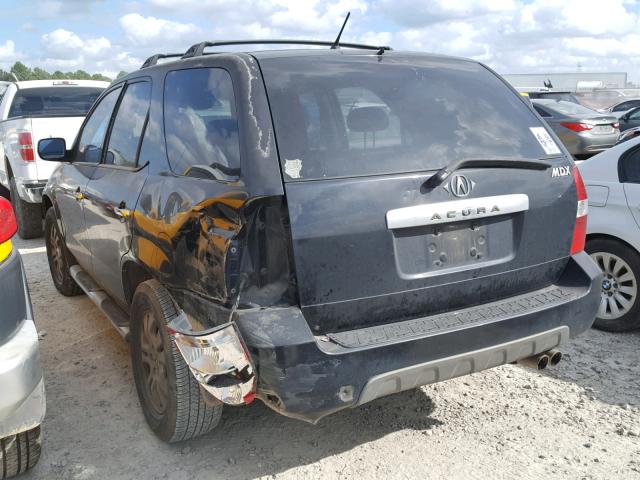 2HNYD18663H545751 - 2003 ACURA MDX TOURIN BLACK photo 3