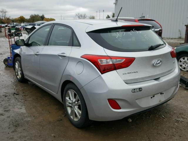 KMHD35LH9EU207540 - 2014 HYUNDAI ELANTRA GT SILVER photo 3