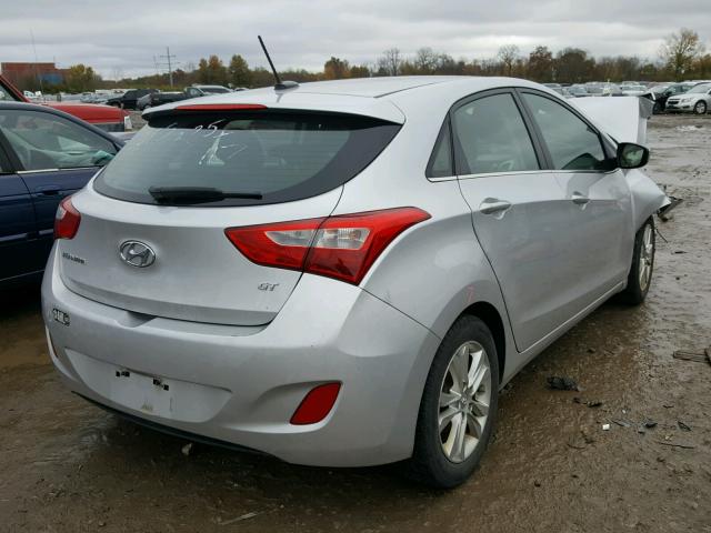 KMHD35LH9EU207540 - 2014 HYUNDAI ELANTRA GT SILVER photo 4