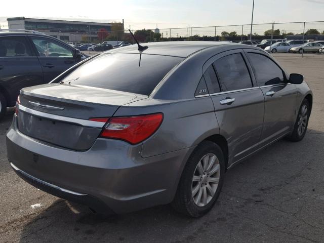 1C3CCBCG6DN555685 - 2013 CHRYSLER 200 LIMITE GRAY photo 4