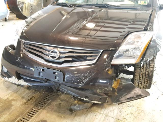 3N1AB6AP9CL638710 - 2012 NISSAN SENTRA 2.0 BLACK photo 9