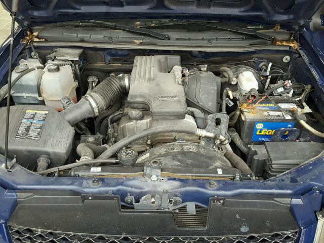 1GCESCD97A8121878 - 2010 CHEVROLET COLORADO L BLUE photo 7