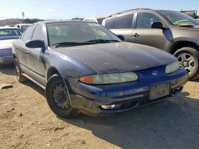 1G3NF52E5YC344380 - 2000 OLDSMOBILE ALERO GLS BLUE photo 1