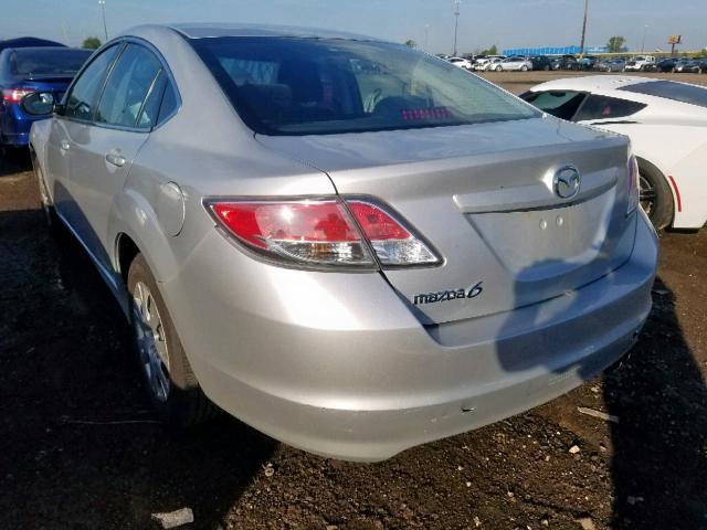 1YVHZ8BH5A5M41227 - 2010 MAZDA 6 I SILVER photo 3