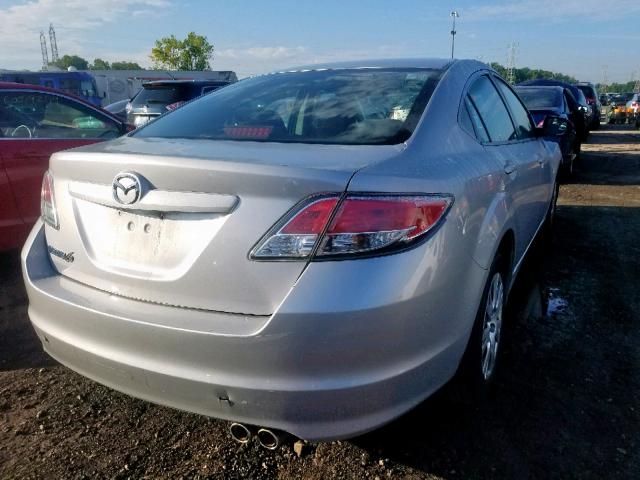 1YVHZ8BH5A5M41227 - 2010 MAZDA 6 I SILVER photo 4