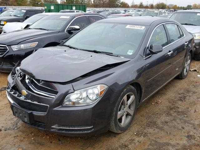 1G1ZC5E04CF274638 - 2012 CHEVROLET MALIBU 1LT GRAY photo 2