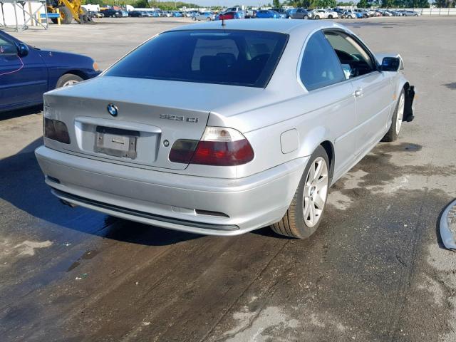 WBABM3342YJN80805 - 2000 BMW 323 CI SILVER photo 4