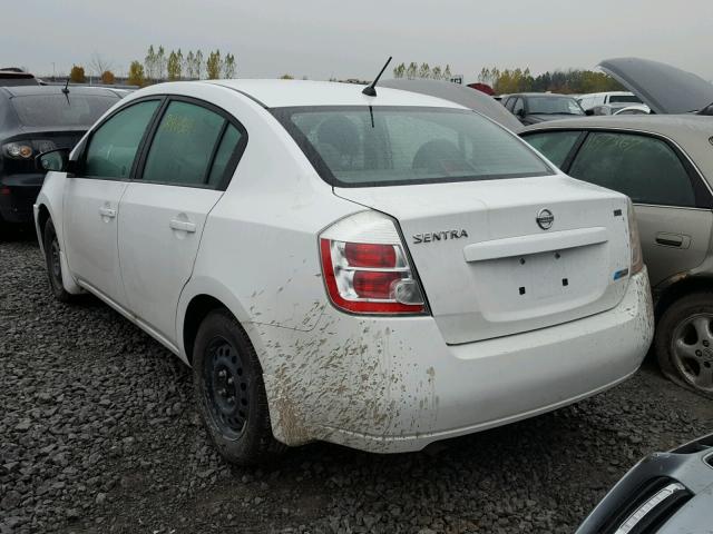 3N1AB61E79L667937 - 2009 NISSAN SENTRA 2.0 WHITE photo 3