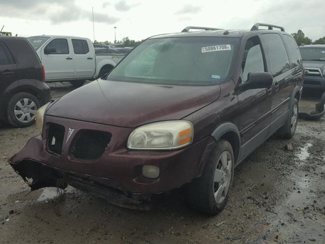 1GMDV33L46D183846 - 2006 PONTIAC MONTANA SV BURGUNDY photo 2