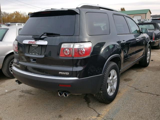 1GKEV13768J130185 - 2008 GMC ACADIA SLE BLACK photo 4