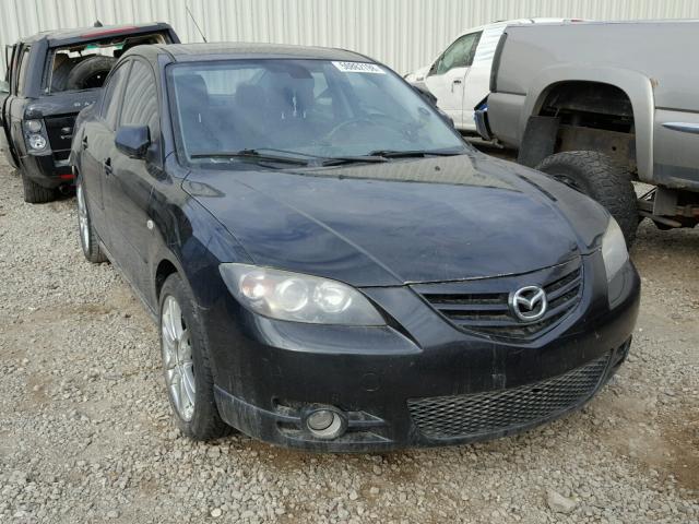 JM1BK123161473487 - 2006 MAZDA 3 S BLACK photo 1