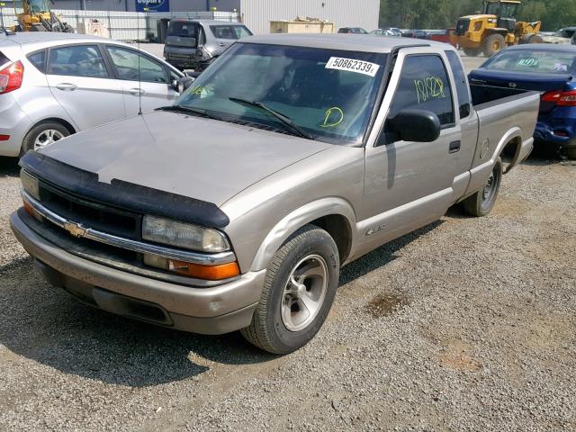 1GCCS19W5Y8151367 - 2000 CHEVROLET S TRUCK S1 TAN photo 2