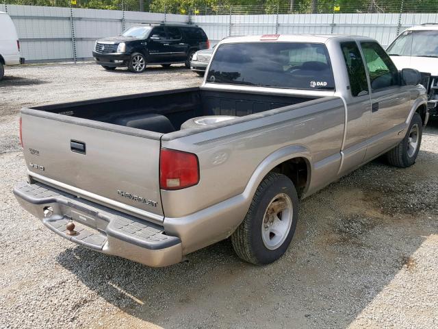 1GCCS19W5Y8151367 - 2000 CHEVROLET S TRUCK S1 TAN photo 4