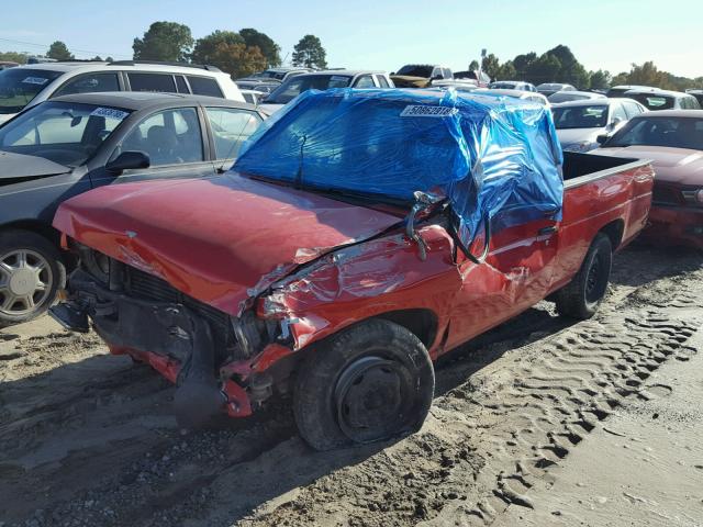 1N6SD11S7SC362845 - 1995 NISSAN TRUCK E/XE RED photo 2