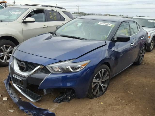 1N4AA6AP5HC434835 - 2017 NISSAN MAXIMA 3.5 BLUE photo 2