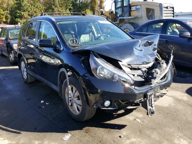 2HKRM3H79EH512204 - 2014 HONDA CR-V EXL BLACK photo 1