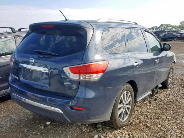 5N1AR2MNXGC655864 - 2016 NISSAN PATHFINDER BLUE photo 4