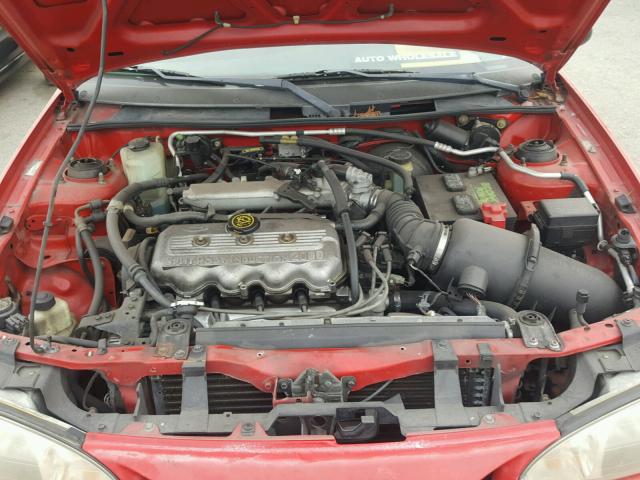 1MEFM13P1WW617036 - 1998 MERCURY TRACER LS RED photo 7