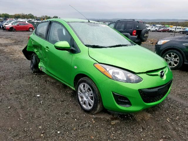 JM1DE1KZ9C0147006 - 2012 MAZDA MAZDA2 GREEN photo 1