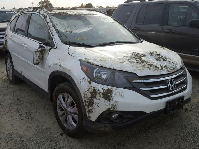 5J6RM3H76DL018841 - 2013 HONDA CR-V EXL WHITE photo 1