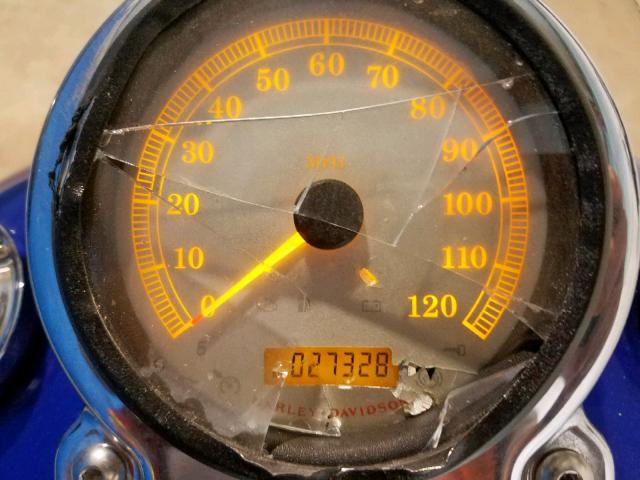 1HD1GY4119K340789 - 2009 HARLEY-DAVIDSON FXDF BLUE photo 8