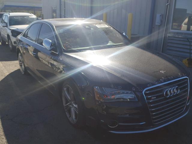 WAUD2AFD1DN005371 - 2013 AUDI S8 QUATTRO BLUE photo 1