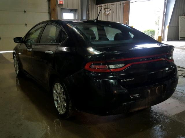 1C3CDFCA0DD711631 - 2013 DODGE DART LIMIT BLACK photo 3