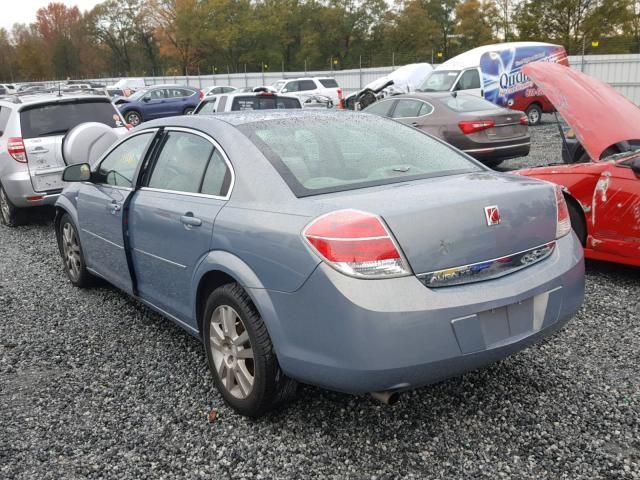 1G8ZS57N88F208081 - 2008 SATURN AURA XE BLUE photo 3