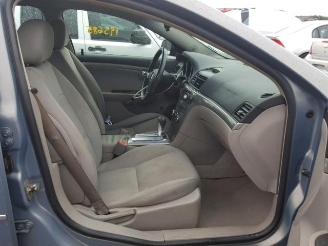 1G8ZS57N88F208081 - 2008 SATURN AURA XE BLUE photo 5