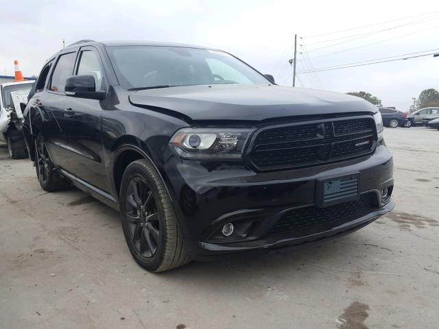 1C4RDHDG9HC669556 - 2017 DODGE DURANGO GT BLACK photo 1