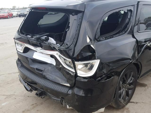 1C4RDHDG9HC669556 - 2017 DODGE DURANGO GT BLACK photo 9