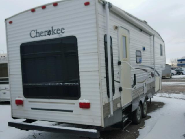 4X4FCKC205P094884 - 2005 WILDWOOD CHEROKEE WHITE photo 4