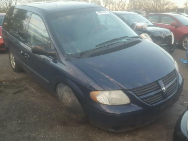 1D4GP45R26B592784 - 2006 DODGE CARAVAN SX BLUE photo 9