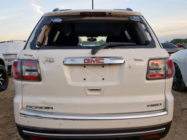 1GKKVPKD0FJ132850 - 2015 GMC ACADIA SLE WHITE photo 9